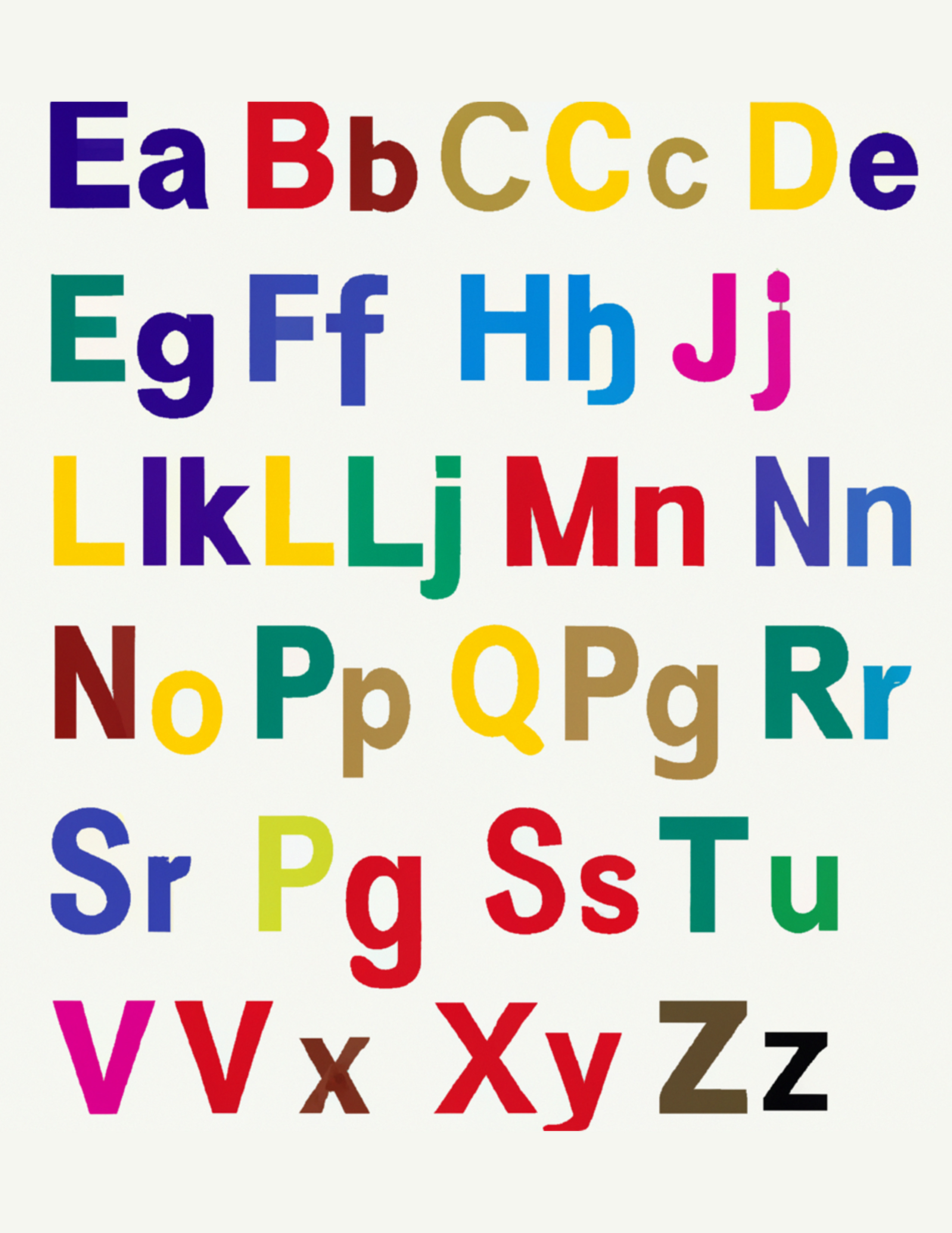 alphabet poster